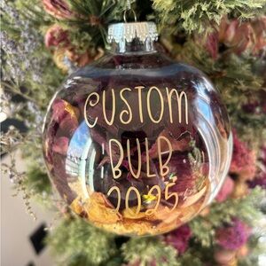 Michigan Wild Flower Ornaments CUSTOM TEXT